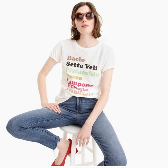 J Crew Italian Gelato Ice Cream Shirt 